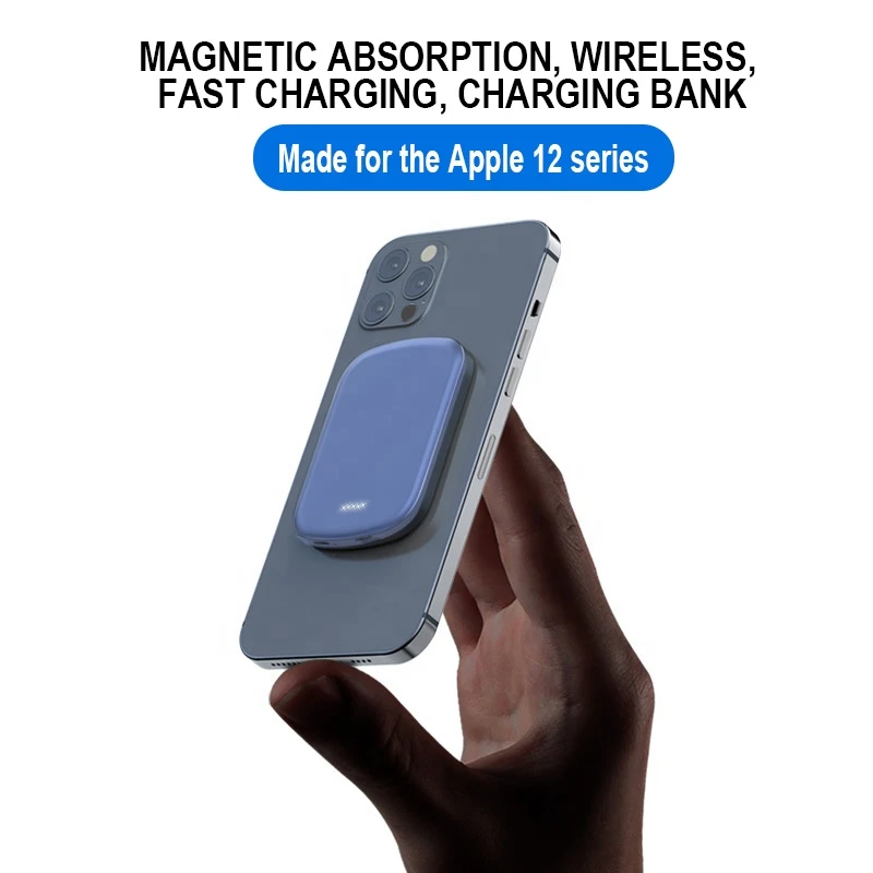 10000Mah Fast Charging magnetic power bank portable Mini 15W Wireless Magnetic Power Bank For Iphone 12