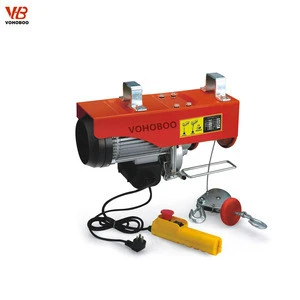 1000kg 220v 230v Small wire rope pa1000 mini electric hoist winch light and portable lifting tools