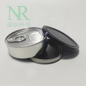 100ml food grade empty tuna tin cans with pull ring for food canning 3.5grams