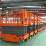 10m mobile potable scissor lift table 500kg