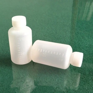 10ml 20ml 30ml 50ml 60ml 100ml White translucent PE Liquid Medicine Plastic bottles with scale