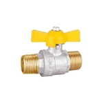 1/2 - 1 Inch En331 Pn40 Nickel Plated Brass Gas Ball Valve