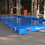 120 Ton China manufacturer heavy load self propelled manual transfer trolley