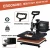 Import 12x10 in swing away heat press machine heat transfer machine for T-Shirt/mouse pad/phone case/cotton/bags from China