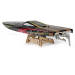 1341126A-2.4G Racing Brushless Electric Water Cooling Speedboat Fibre Glass RC Boat