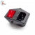 Import 16a 250v AC-01 female socket with fuse and switch male ac power socket with panel mount from China