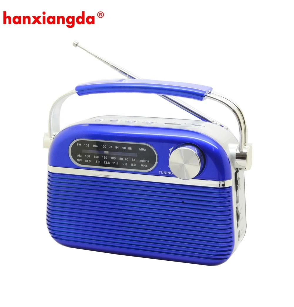 18650 rechargeable battery cheap portable radio receiver am fm sw band