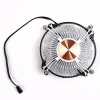 1U radiator all-in-one Intel cpu fan small chassis special ultra-thin 1150 1155 copper core