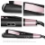 Import 2 in 1 Hair Straightening And Curling Iron LED  Ceramic Titanium Custom Flat Irons Wholesale Private Label from China