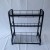 Import 201 stainless steel with black coating standing kitchen bottle jars organizer rack spice rack 2tiers 3tier can choose from China