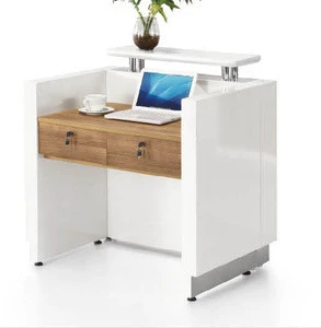 2017 the hot sale small white cheap reception desk BG-004A
