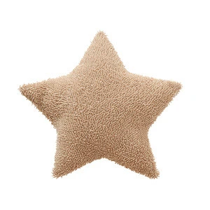 2018 Good quality childrens funny soften chenille plush cushion star shape pillows