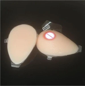 2018 hot sale tear shape water drop wearable silicone breast forms artificial breast silicone boobs for men CD cross dresser