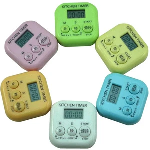 2018 New design mini digital kichen timer with magnet for frigde S2012 CE ROHS