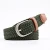 Import 2018 pin buckle canvas strap women and man elastic belt knitted decoration belt canvas belt from China
