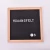 Import 2019 top-selling changeable slotted advertising felt letter board with emoji characters from China