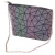 Import 2020 cheap PU leather messenger shoulder bags luminous geometric ladies chain bag from China