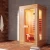 Import 2020 deluxe small 1 person far infrared tourmaline sauna room from China