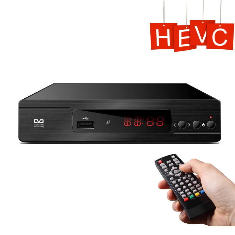 2020 HD dvb-t2 Terrestrial Digital TV Receiver H.265(HEVC) DVB T2 FTA Set Top Box For Czech France Germany