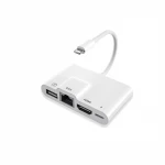 2020 High Quality 6 IN 1 USB TF CARD SD CARD Charging Port Card Reader Audio Adapter