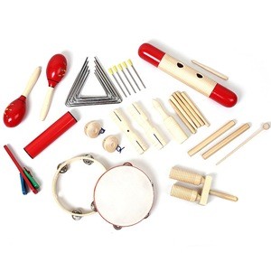 2020 Hot Sale Baby Musical Toys Wooden Musical Instruments Percussion Set