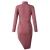 Import 2020 Hot sales Fashion Autumn And Winter Leisure Belt Long-sleeve O-neck split skirt Women Dresses from China