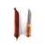 Import 2020 Hot Sell Wood Handle leather Sheath Camping Survival Knives Ultra Sharp Fixed Blade Hunting Knife from China