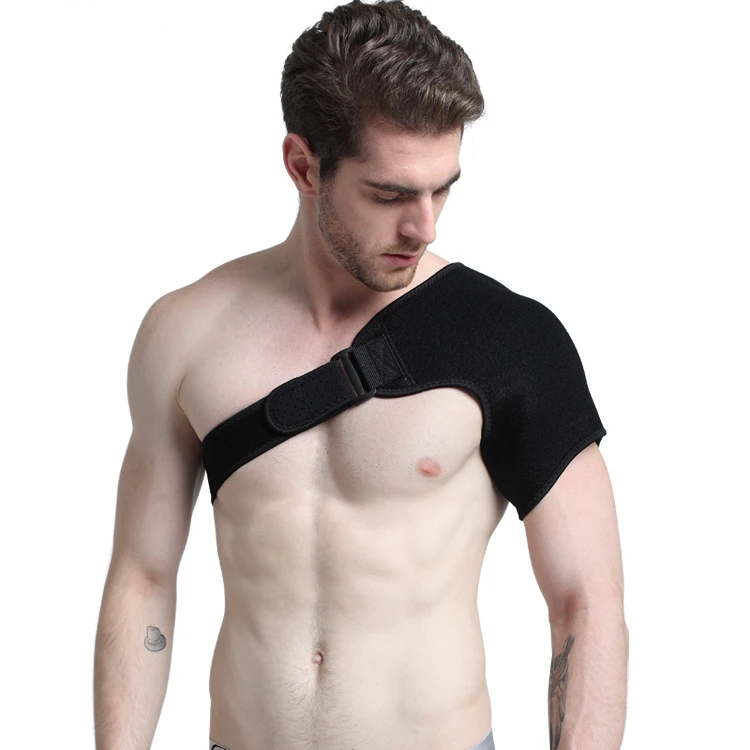 2020Hot Sell Fashion Single Elastic Shoulder Support Brace Fitness Gym Protective Shoulder Pad
