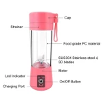2021 amazon hot sale Mini Portable usb rechargeable battery 150ml 2000mah  fruit  juice blender mixer