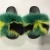 Import 2021 fashion party fur slippers mommy and me fur slides fluffy fur slippers from China