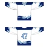 2021 High Quality Custom Made Sublimation breathable fabric ice hockey uniforms with string