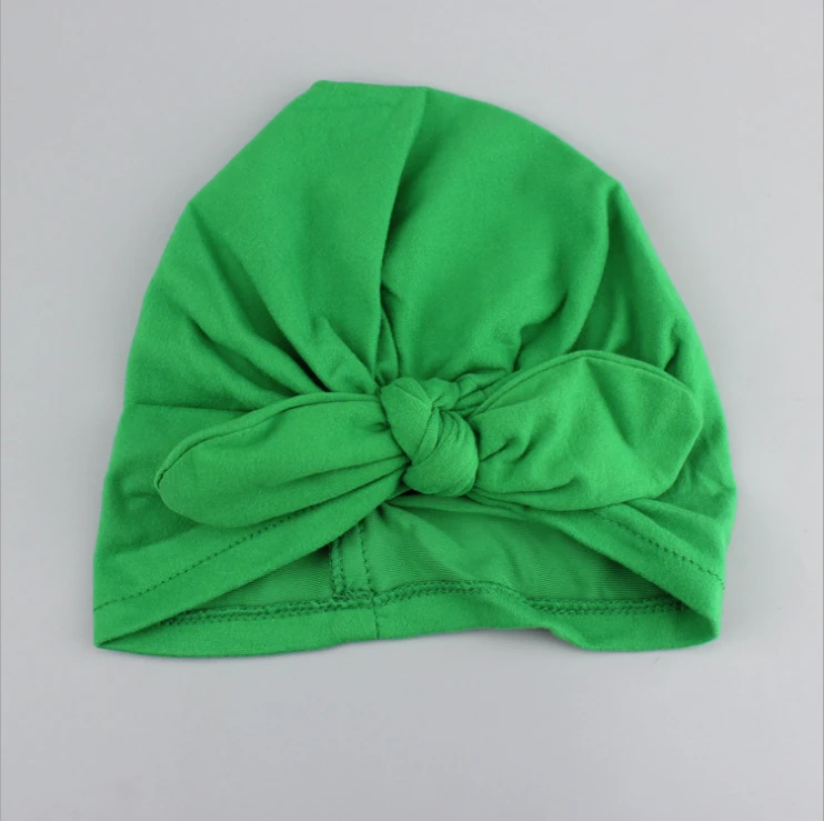 2021 Hot Sale Baby Pre Knotted Turban Indian Child Hat  Rabbit Ears