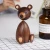 Import 2021 hot sales kids wooden toys animal lovely cat desk ornament solid walnut wood with good quality arts and crafts from China