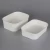 Import 2021 New Arrivals 500ml 750ml 1000ml 1300ml Take Away Craft Paper Bowls Square Shape Bowls for Food And Salad Rice from China