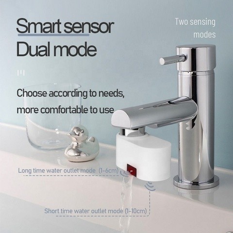 2021 Smart Automatic for bathroom Basin  infrared Sensor No touch water Sink tap kitchen Water Saving faucet Sensor
