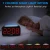 Import 2021trending products digital clock silent clock large-screen red  USB charging mult function electronic clock 7color alarm cloc from China