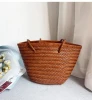 2024 Japan and Chile Fashion Popular Bag Dragon Mini Flat Gora Dark Brown Woven Bag Women Bag