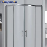 2024 New Easy Clean 8Mm Glass Aluminum Framed Corner Shower Prefab Shower Rooms Cabine Enclosure Bathroom Corner Shower Room