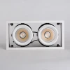 2*10w 2*12W 2*18W Double Heads COB LED Grille lights 20w led grille downlight