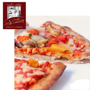 240g Italian Frozen Gluten Free Plant Pizza Base Crust Vegetables Round Made in Italy Giuseppe Verdi Selection GVERDI pizza