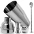 Import 25 oz Stainless Steel Drink Mixing Set  Shaker for Home Bar Cocktail Shaker Set from China