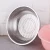 2pcs stainless steel colander set with plastic basin