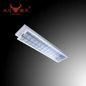 2x4  recessed mounted cleanroom surface mounted fluorescent louver Lighting Fixture For Office  Led  luminaires panel light