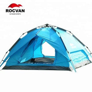3-4 Person waterproof family hiking automatic Camping tent