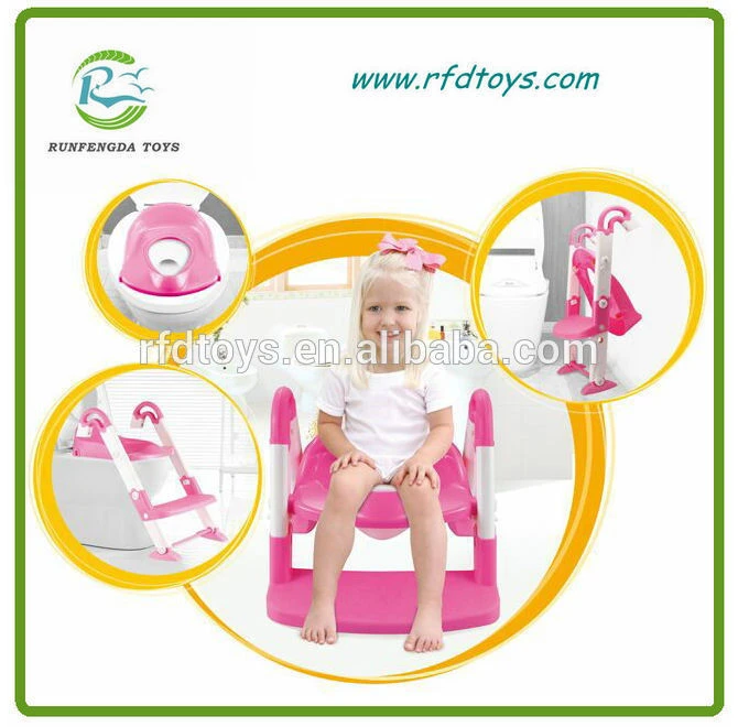 3 in 1 Potty Training Seat For Boys Girls Potty Seat With Sturdy Non-Slip Ladder, Toilet Seat Reducer &amp; Portable Potty
