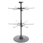 3 Layers 360 Degree Rotation Cell Phone Accessories Mobile Phone Case Hair Hat Sock Display Rack Stand