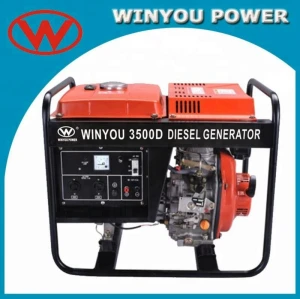 3000 watts air cooled small diesel generator