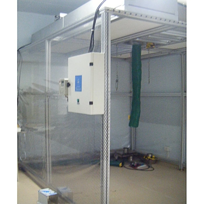 3000*3000m Class 1000 Sot wall Portable cleanroom with anti-static air curtain