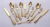304  reusable  plated gold spoon fork knife stainless steel flatware set
