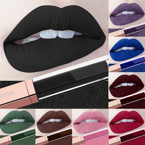 30Color Make Up Liquid Lipstick Waterproof Mate Red Lip Long Lasting Ultra Matte Lip Gloss Black Blue Nude Lipstick